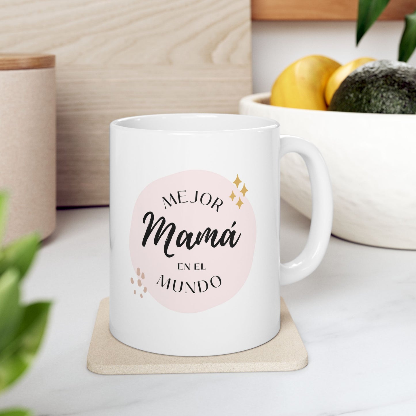 Taza de cerámica, 11oz - La mejor mamá en el mundo
