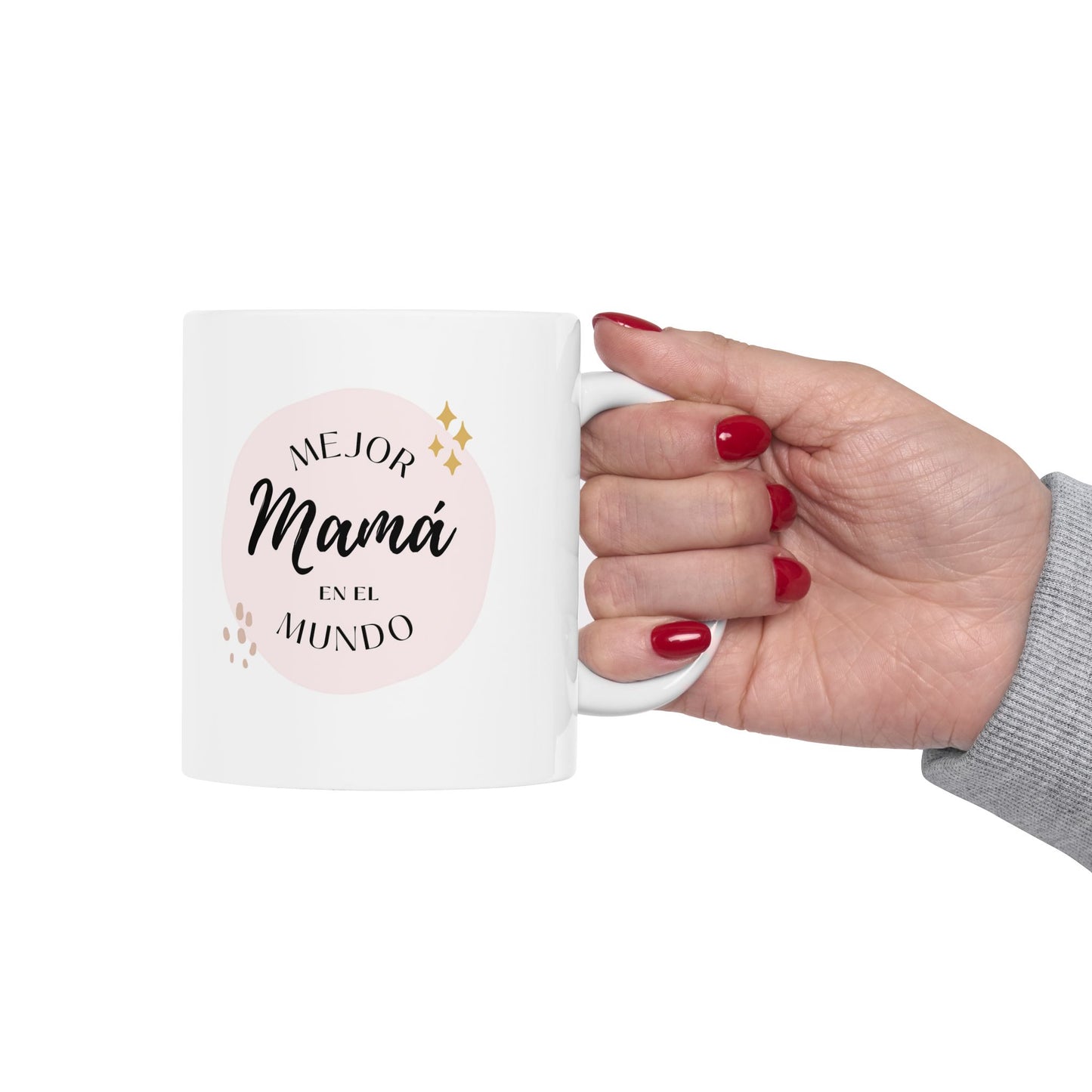 Taza de cerámica, 11oz - La mejor mamá en el mundo