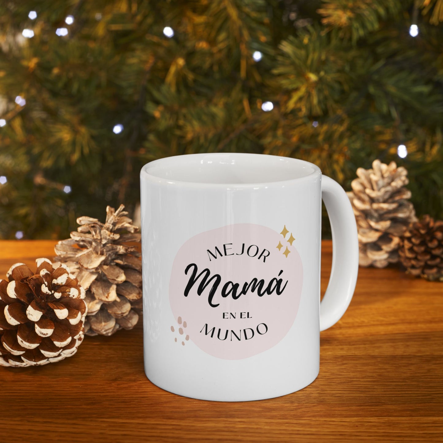 Taza de cerámica, 11oz - La mejor mamá en el mundo