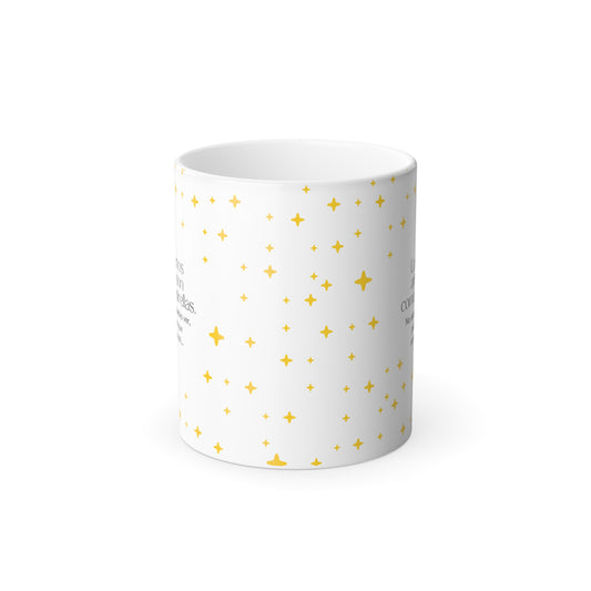 Taza Mágica, 11oz - Los buenos amigos son como las estrellas...